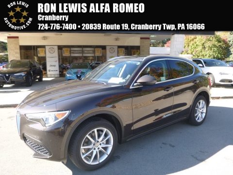 Basalto Brown Metallic Alfa Romeo Stelvio Ti AWD.  Click to enlarge.