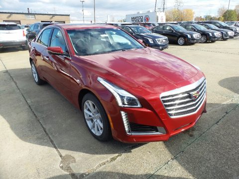Red Obsession Tintcoat Cadillac CTS AWD.  Click to enlarge.