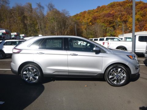 Ingot Silver Metallic Ford Edge Titanium AWD.  Click to enlarge.