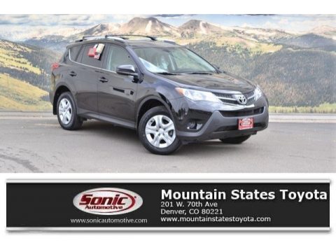 Black Toyota RAV4 LE.  Click to enlarge.