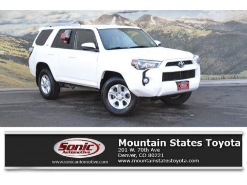 Super White Toyota 4Runner SR5 4x4.  Click to enlarge.
