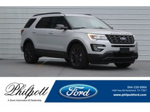 Ingot Silver Ford Explorer XLT.  Click to enlarge.