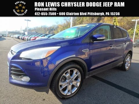 Deep Impact Blue Metallic Ford Escape SEL 1.6L EcoBoost 4WD.  Click to enlarge.