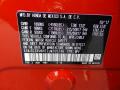 Honda Color Code R81 Milano Red #8