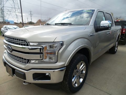 White Gold Ford F150 Lariat SuperCrew 4x4.  Click to enlarge.
