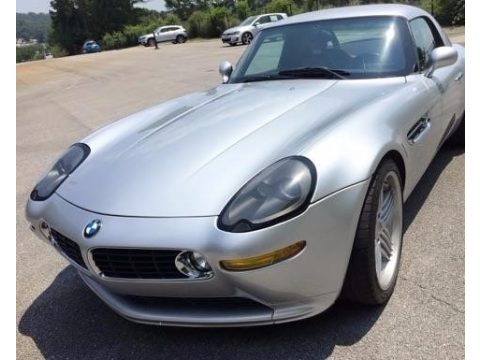 Titanium Silver Metallic BMW Z8 Alpina Roadster.  Click to enlarge.