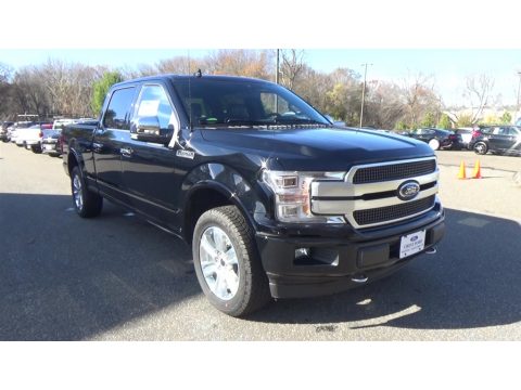 Shadow Black Ford F150 Platinum SuperCrew 4x4.  Click to enlarge.
