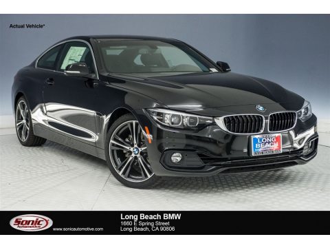 Black Sapphire Metallic BMW 4 Series 430i Coupe.  Click to enlarge.