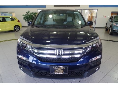 Obsidian Blue Metallic Honda Pilot EX-L AWD.  Click to enlarge.