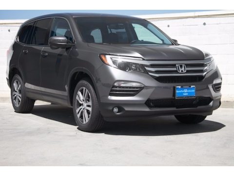 Modern Steel Metallic Honda Pilot EX-L w/Navigation.  Click to enlarge.