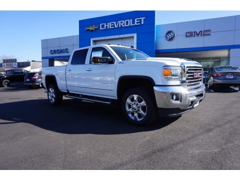 Summit White GMC Sierra 2500HD SLT Crew Cab 4x4. Click to enlarge. Summit White GMC Sierra 2500HD SLT Crew Cab 4x4. Click to enlarge.