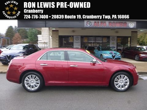 Deep Cherry Red Crystal Pearl Chrysler 300 AWD.  Click to enlarge.