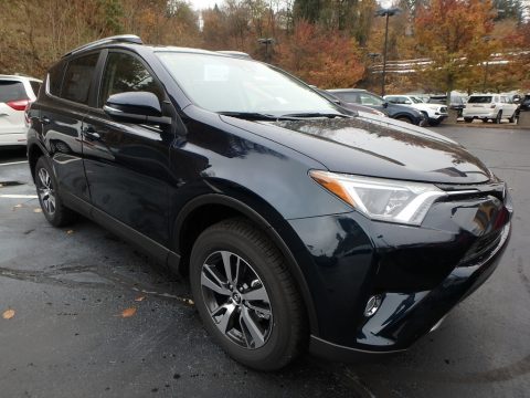 Electric Storm Blue Toyota RAV4 XLE AWD.  Click to enlarge.