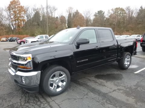 Black Chevrolet Silverado 1500 LT Crew Cab 4x4.  Click to enlarge.