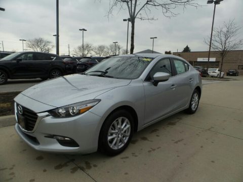 Sonic Silver Metallic Mazda MAZDA3 Sport 4 Door.  Click to enlarge.