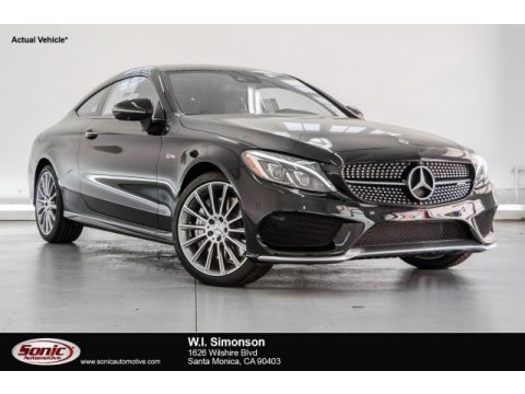 Black Mercedes-Benz C 43 AMG 4Matic Coupe.  Click to enlarge.