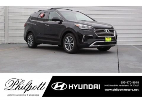Becketts Black Hyundai Santa Fe SE.  Click to enlarge.