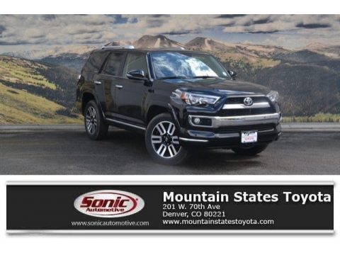 Midnight Black Metallic Toyota 4Runner Limited 4x4.  Click to enlarge.