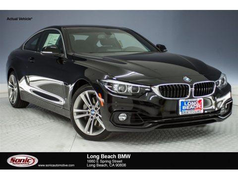 Jet Black BMW 4 Series 440i Coupe.  Click to enlarge.