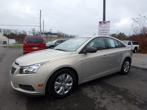 Gold Mist Metallic Chevrolet Cruze LS.  Click to enlarge.