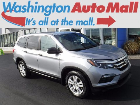 Lunar Silver Metallic Honda Pilot LX AWD.  Click to enlarge.