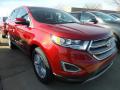 Front 3/4 View of 2018 Ford Edge SEL AWD #1