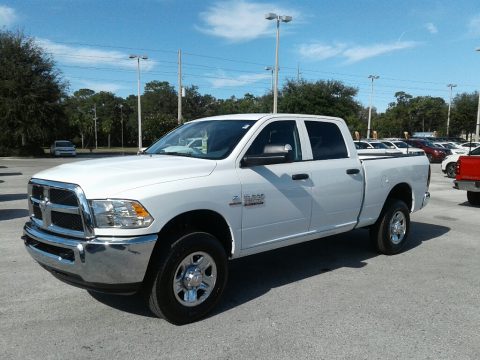 Bright White Ram 3500 Tradesman Crew Cab 4x4.  Click to enlarge.