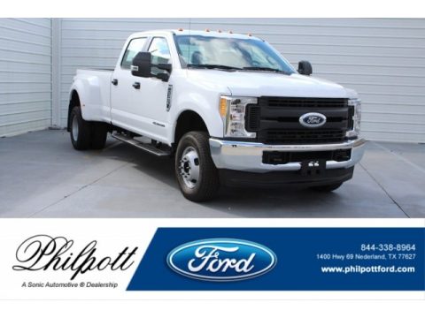 Oxford White Ford F350 Super Duty XL Crew Cab 4x4.  Click to enlarge.