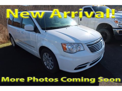 Bright White Chrysler Town & Country Touring.  Click to enlarge.