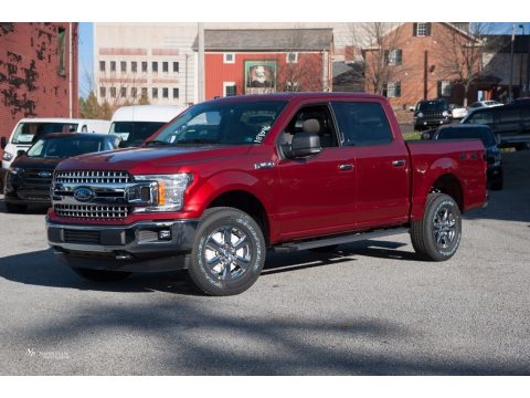 Ruby Red Ford F150 XLT SuperCrew 4x4.  Click to enlarge.