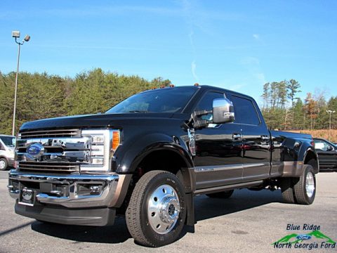 Shadow Black Ford F450 Super Duty King Ranch Crew Cab 4x4.  Click to enlarge.