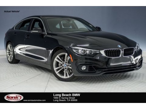 Black Sapphire Metallic BMW 4 Series 440i Gran Coupe.  Click to enlarge.