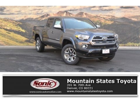 Magnetic Gray Metallic Toyota Tacoma Limited Double Cab 4x4.  Click to enlarge.