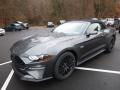Front 3/4 View of 2018 Ford Mustang GT Premium Convertible #5
