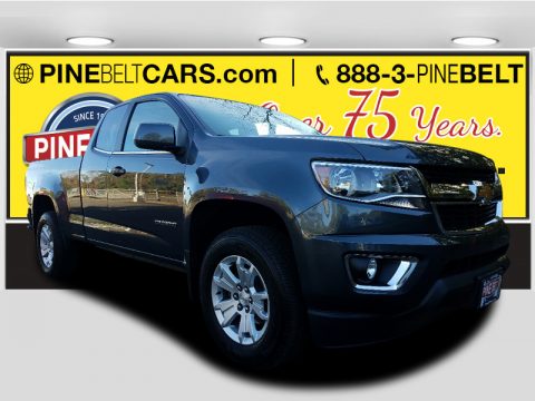 Graphite Metallic Chevrolet Colorado LT Extended Cab 4x4.  Click to enlarge.
