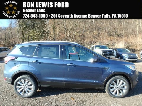 Blue Metallic Ford Escape Titanium 4WD.  Click to enlarge.