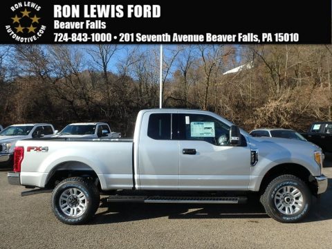 Ingot Silver Ford F250 Super Duty XLT SuperCab 4x4.  Click to enlarge.