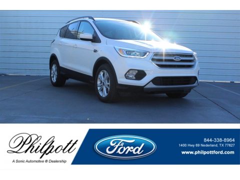 White Platinum Ford Escape SEL.  Click to enlarge.