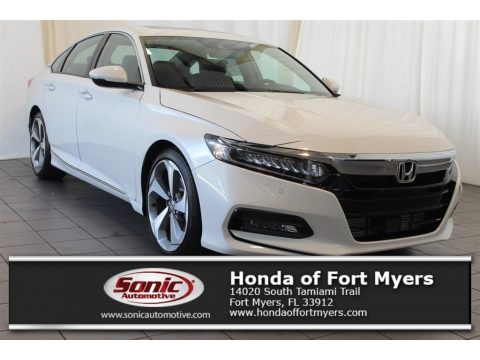 White Orchid Pearl Honda Accord Touring Sedan.  Click to enlarge.