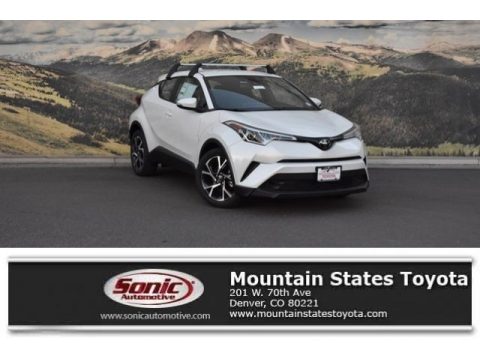 Blizzard White Pearl Toyota C-HR XLE.  Click to enlarge.