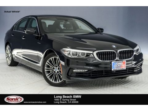 Black Sapphire Metallic BMW 5 Series 530i Sedan.  Click to enlarge.