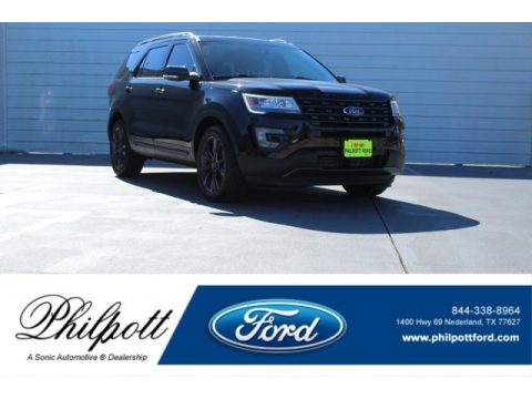 Shadow Black Ford Explorer XLT.  Click to enlarge.