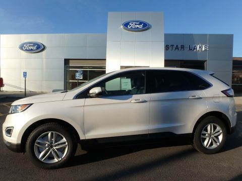 White Platinum Ford Edge SEL AWD.  Click to enlarge.