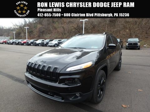 Diamond Black Crystal Pearl Jeep Cherokee Limited 4x4.  Click to enlarge.