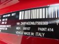 Alfa Romeo Color Code 414 Rosso (Red) Alfa #23