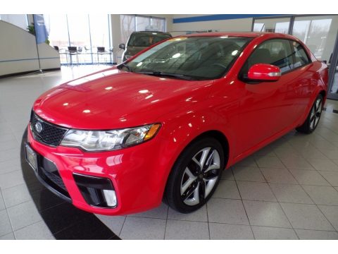 Racing Red Kia Forte Koup SX.  Click to enlarge.