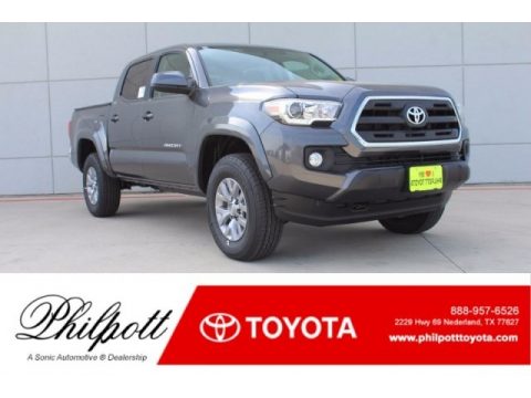 Magnetic Gray Metallic Toyota Tacoma SR5 Double Cab.  Click to enlarge.