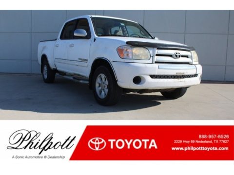 Natural White Toyota Tundra SR5 Double Cab.  Click to enlarge.