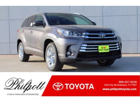 Predawn Gray Mica Toyota Highlander Limited.  Click to enlarge.