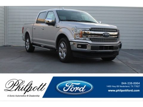 Ingot Silver Ford F150 Lariat SuperCrew.  Click to enlarge.
